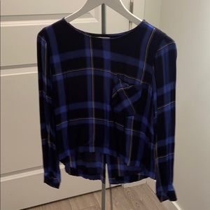 Long sleeve Braided Back Long Sleeve Shirt